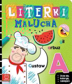 Literki malucha. Uczę się, koloruję, naklejam - Agnieszka Bator