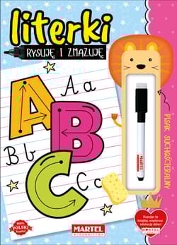 Literki z flamastrem. Rysuję i zmazuję - Katarzyna Salamon