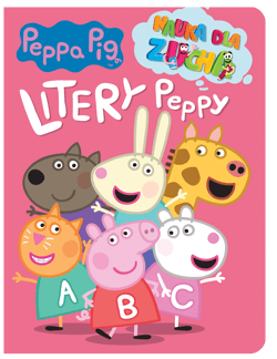 Litery. Nauka dla zucha. Świnka Peppa - Opracowanie Zbiorowe