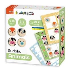 Logiczne gra Sudoku Zwierzęta 16szt