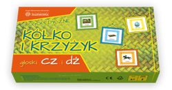 Logopedyczne kółko i krzyżyk Głoski cz i dż - Praca zbiorowa