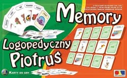 Logopedyczny Piotruś Zestaw 2 Memory 8 talii kart na głoski:  Ś Ź Ć DŹ L TR R L-R