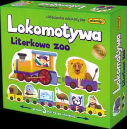 Lokomotywa Literkowe Zoo Układanka edukacyjna