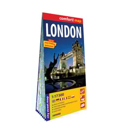London city street map 1:17 500 laminat 2024 - Opracowanie Zbiorowe