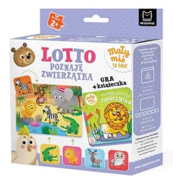 Lotto Poznaję zwierzątka Mały miś to lubi! Gra + książeczka - Agnieszka Bator