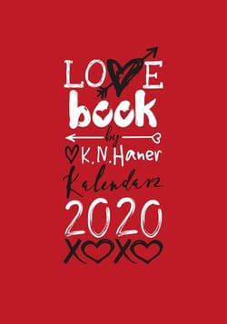 LOVE book by K.N. Haner. Kalendarz 2020