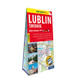 Lublin Świdnik plan miasta 1:20 000 papier 2024 - Opracowanie Zbiorowe