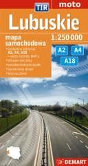 Lubuskie dla zawodowców. TIR. Mapa samochodowa - Praca zbiorowa