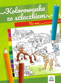 Ma wsi. Kolorowanka ze szlaczkiem - Natalia Logvanova