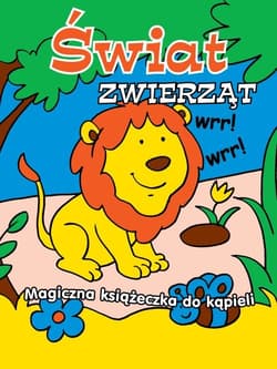 Magiczna książeczka do kąpieli Świat zwierząt zmienia kolor w wodzie