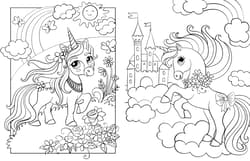 Galeria - zdjęcie nr. 2 - Magiczne barwy. Moje Jednorożce. Kolorowanki naklejanki