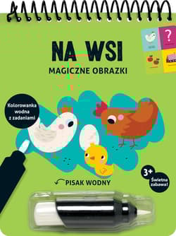 Magiczne obrazki Na wsi Kolorowanka wodna z zadaniami - Deborah van de Leijgraaf