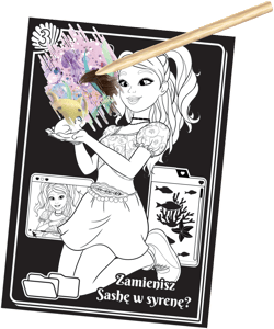 Galeria - zdjęcie nr. 3 - Magiczne syrenki. Magia Syren. Zdrapuj, koloruj, naklejaj