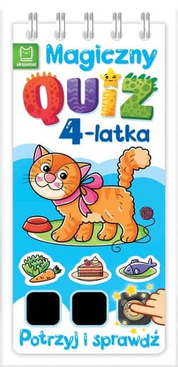 Magiczny quiz 4-latka Potrzyj i sprawdź! - Sylwia Kajdana
