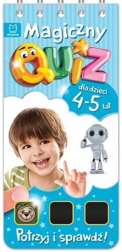 Magiczny quiz dla dzieci 4-5 lat Niebieski - Opracowanie Zbiorowe