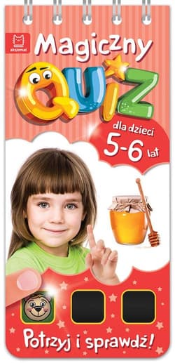 Magiczny quiz dla dzieci 5-6 lat Czerwony - Opracowanie Zbiorowe
