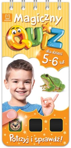 Magiczny quiz dla dzieci 5-6 lat Pomarańczowy - Opracowanie Zbiorowe