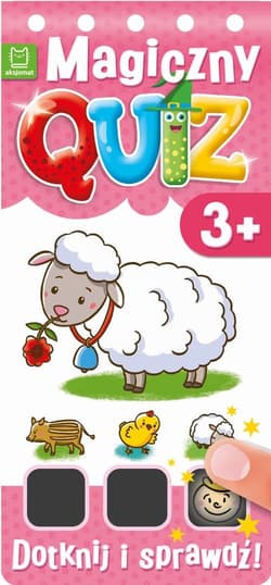 Magiczny quiz Potrzyj i sprawdź od 3 lat Różowy - Opracowanie Zbiorowe
