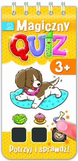Magiczny quiz Potrzyj i sprawdź od 3 lat Żółty - Opracowanie Zbiorowe