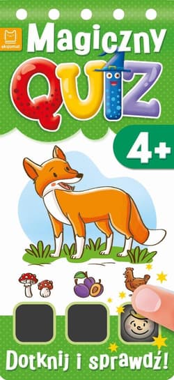 Magiczny quiz Potrzyj i sprawdź od 4 lat Zielony - Opracowanie Zbiorowe