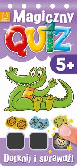 Magiczny quiz Potrzyj i sprawdź od 5 lat Fioletowy