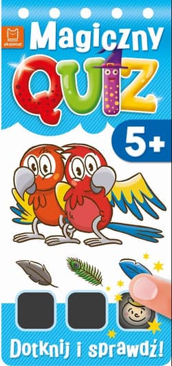 Magiczny quiz Potrzyj i sprawdź od 5 lat Niebieski