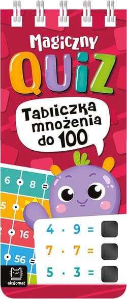 Magiczny quiz. Tabliczka mnożenia do 100. Na spirali - Opracowanie Zbiorowe