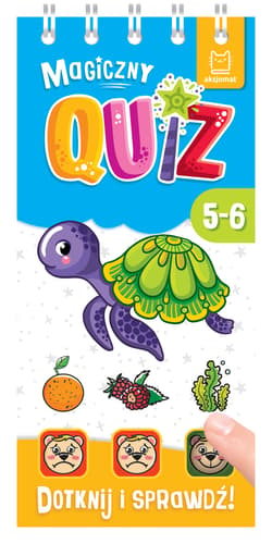 Magiczny quiz z żółwikiem Dotknij i sprawdź - Anna Podgórska