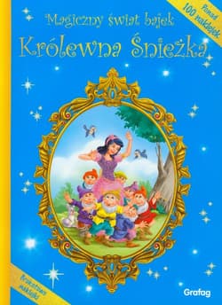 Magiczny świat bajek Królewna Śnieżka brokatowe naklejki
