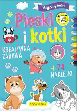 Magiczny Świat Pieski i kotki 74 naklejki     