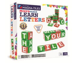 MAGNA-TILES Klocki Magnetyczne LEARN Letters 56 el