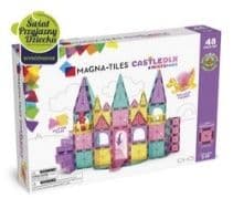 MAGNA-TILES Klocki Magnetyczne Zamek DLX 48 el