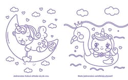 Galeria - zdjęcie nr. 2 - Magnesy do kolorowania Jednorożce