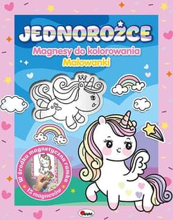 Magnesy do kolorowania Jednorożce - Elżbieta Korolkiewicz