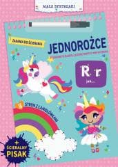 Małe bystrzaki. Zadania do ścierania. Jednorożce - Praca zbiorowa