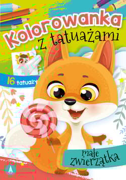 Małe zwierzątka. Kolorowanka z tatuażami