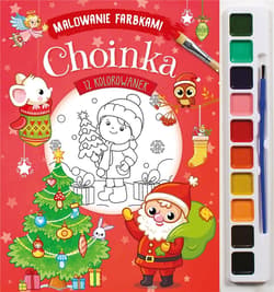 Malowanie farbkami. Choinka - Praca zbiorowa