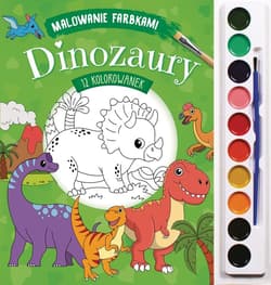 Malowanie farbkami Dinozaury - Izabella Sieńko-Holewa