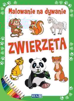 Malowanie na dywanie. Zwierzęta