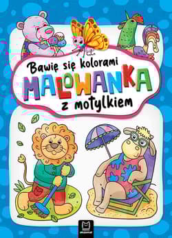 Malowanka z motylkiem. Bawię się kolorami - Agata Kaczyńska