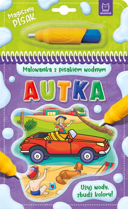 Malowanka z pisakiem wodnym Autka