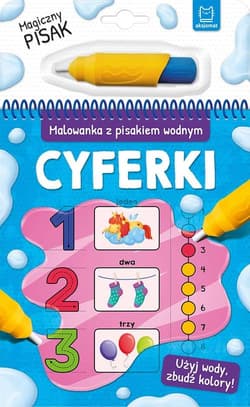 Malowanka z pisakiem wodnym Cyferki - Opracowanie Zbiorowe