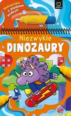 Malowanka z pisakiem wodnym Niezwykłe dinozaury