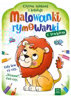 Malowanki rymowanki z lewkiem. Czytam sylabami i koloruję - Agnieszka Bator