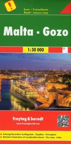 Malta Gozo mapa 1:30 000 - Opracowanie Zbiorowe