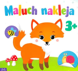 Maluch nakleja Książeczka z okrągłymi naklejkami 3+