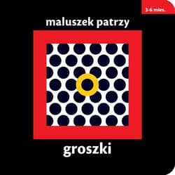 Maluszek patrzy groszki 3-6 mies.
