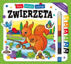 Mały artysta koloruje zwierzęta + kredka segmentowa - Sylwia Kajdana