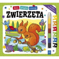 Mały artysta koloruje zwierzęta + kredka segmentowa - Sylwia Kajdana