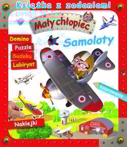 Mały chłopiec Książka z zadaniami Samoloty - Clair Agathe